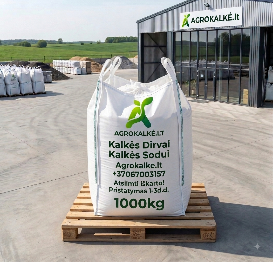 Agrokalkės 1000kg didmaišyje Big-Bag